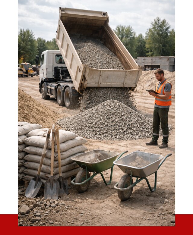 Доставка нерудных материалов в Орске от 1241 руб. | ПРОНЕРУДРск