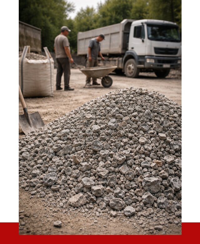 Гранитный щебень фракция 20-40 в Орске от 3309 руб. ПРОНЕРУДРск