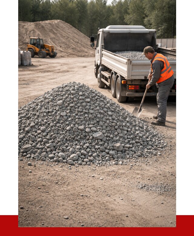 Гравийный щебень фракция 5-10 в Орске от 2275 р. | ПРОНЕРУДРск