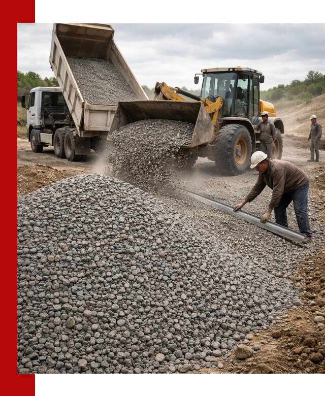 Гравийный щебень фракция 5-20 с доставкой в Орске