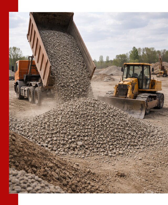 Доставка гравийного щебня фракции 40-70 в Орске