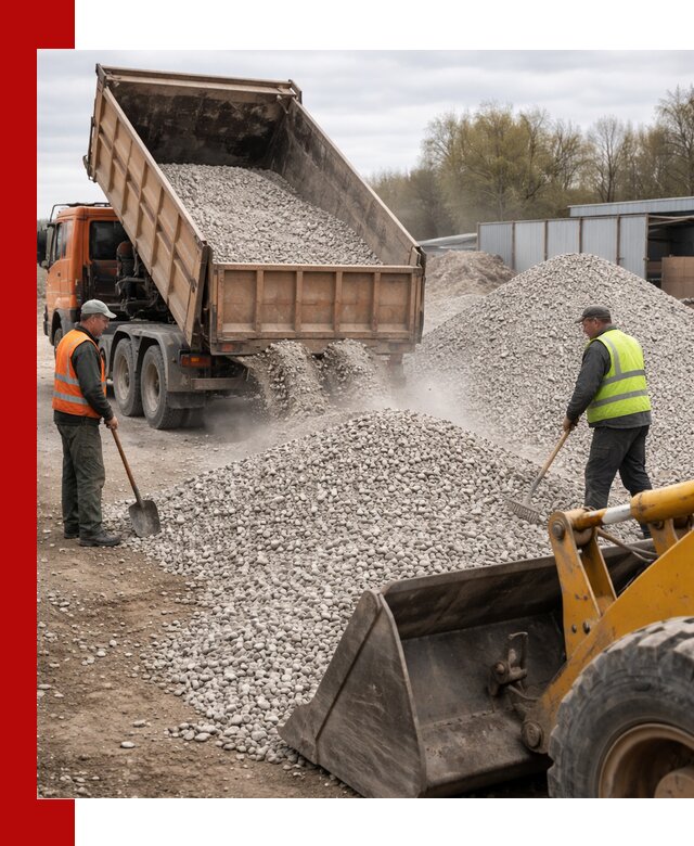 Доломитовый щебень фракции 5-20 с доставкой в Орске