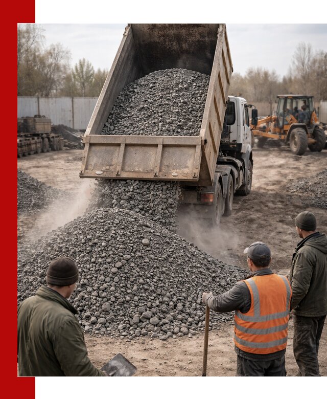 Доставка шлакового щебня в удобные сроки по выгодной цене в Орске