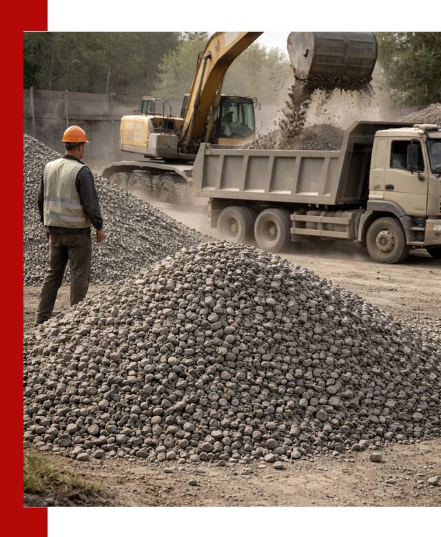 Шлаковый щебень фракция 5-20 с доставкой в Орске