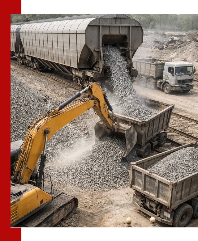 Доставка железнодорожного щебня в Орске крупными партиями быстрого отгруза