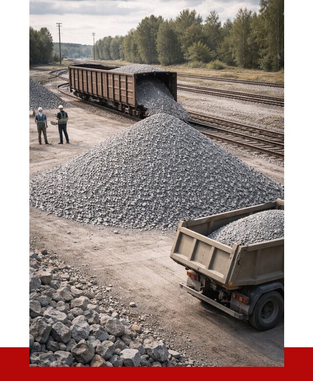 Железнодорожный щебень 20-60 в Орске от 1758 р. | ПРОНЕРУДРск