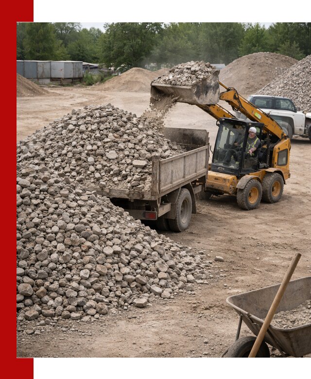 Доставка вторичного щебня в Орске для строительных работ