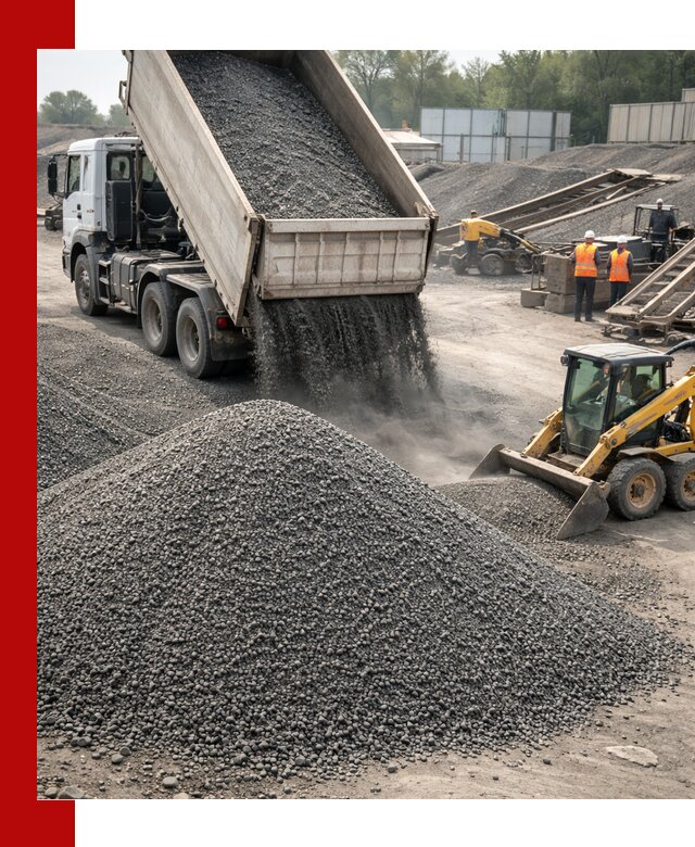Вторичный щебень фракция 0–5 с доставкой в Орске