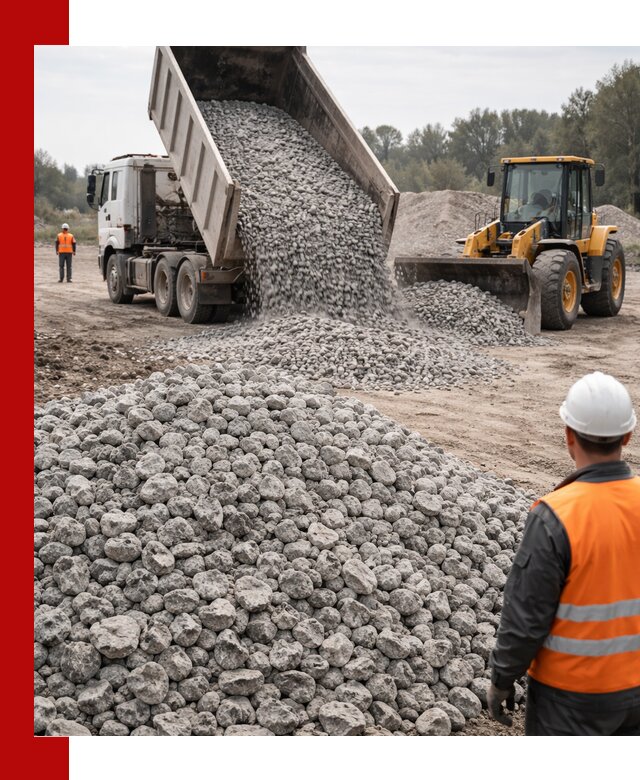 Доставка бетонного щебня фракции 20-40 в Орске