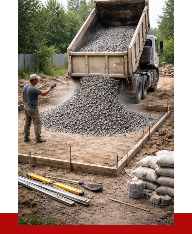 Купить щебень для фундамента в Орске от 4653 р. | ПРОНЕРУДРск
