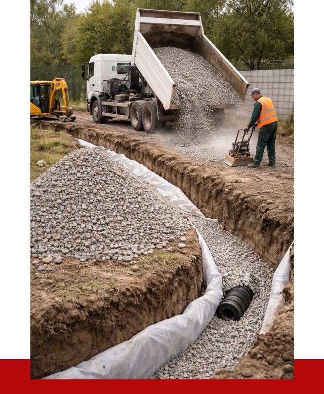 Щебень для дренажа в Орске от 1913 р., ПРОНЕРУДРск доставка