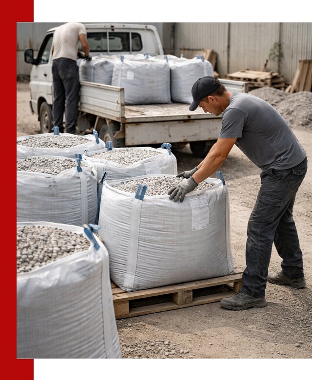 Доставка щебня в мешках по выгодным ценам в Орске