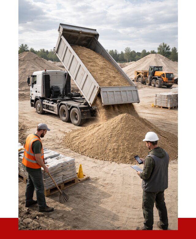 Карьерный песок с доставкой в Орске от 3722 р. ПРОНЕРУДРск