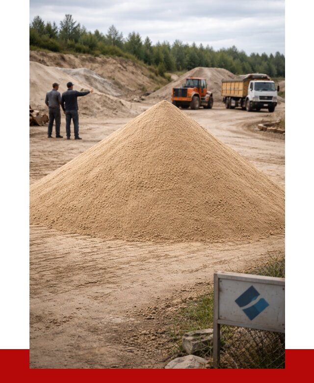 Карьерный песок навалом в Орске от 1861 р. | ПРОНЕРУДРск