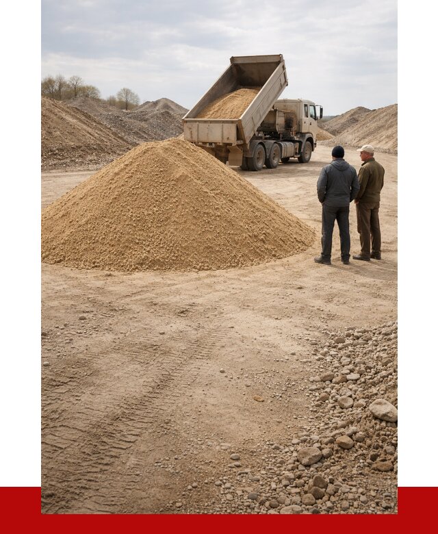 Карьерный песок крупнозернистый в Орске от 8789 р | ПРОНЕРУДРск