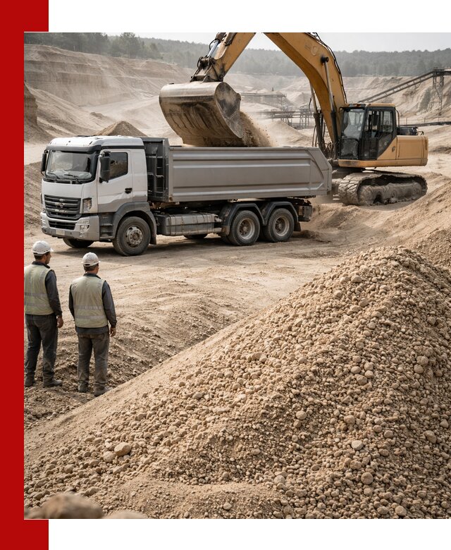 Карьерный крупнозернистый песок с доставкой в Орске