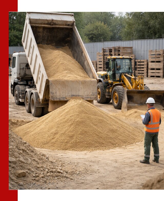 Доставка карьерного мелкозернистого песка в Орске