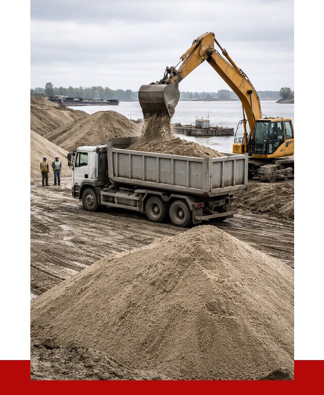 Купить речной песок навалом в Орске от 1861 р., ПРОНЕРУДРск