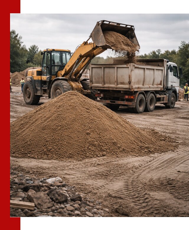 Доставка речного песка навалом в Орске быстро и выгодно