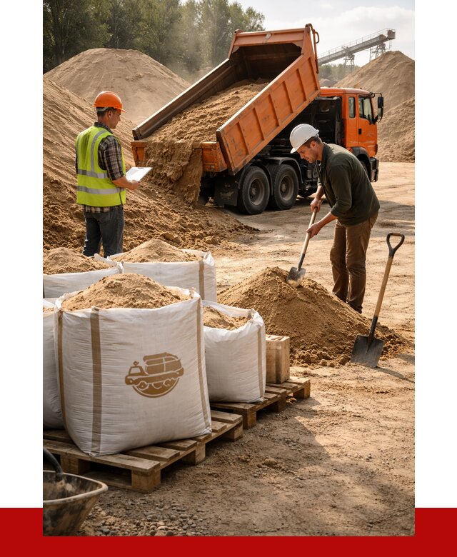 Строительный песок в Орске от 2275 р. с доставкой, ПРОНЕРУДРск