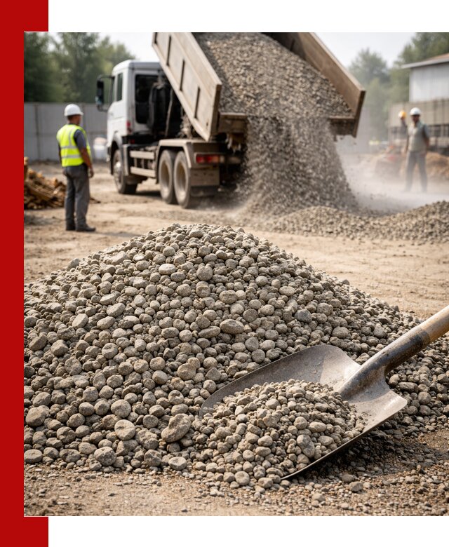 Доставка гравия фракции 20-40 в Орске с самосвалами