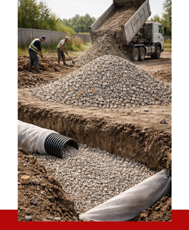 Гравий для дренажа в Орске от 2275 р., доставка ПРОНЕРУДРск