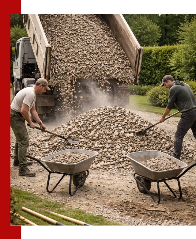 Доставка и продажа декоративной гальки в Орске