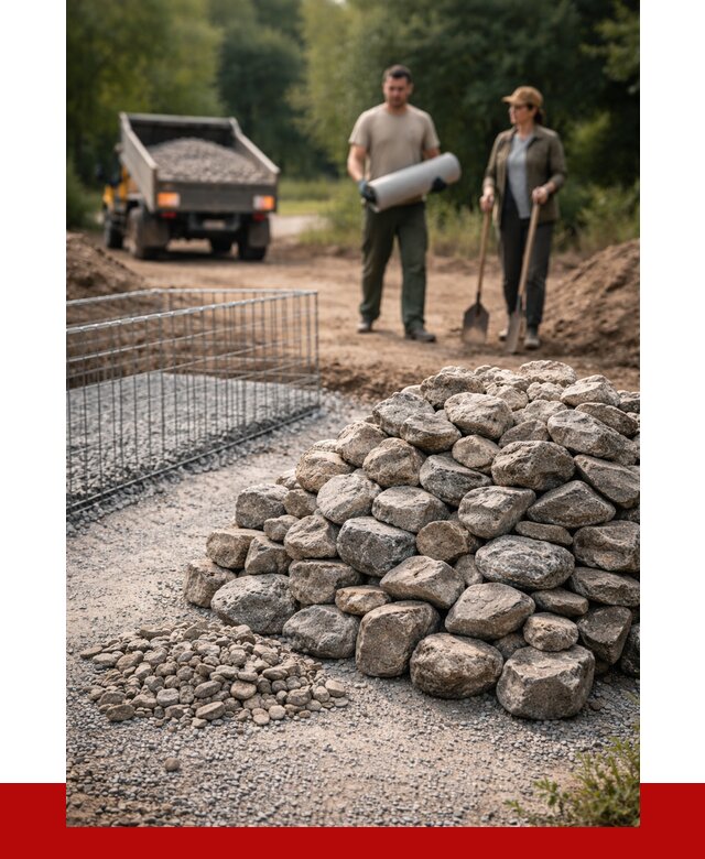 Камень для габионов фракция 100-200 в Орске от 4963 р. | ПРОНЕРУДРск