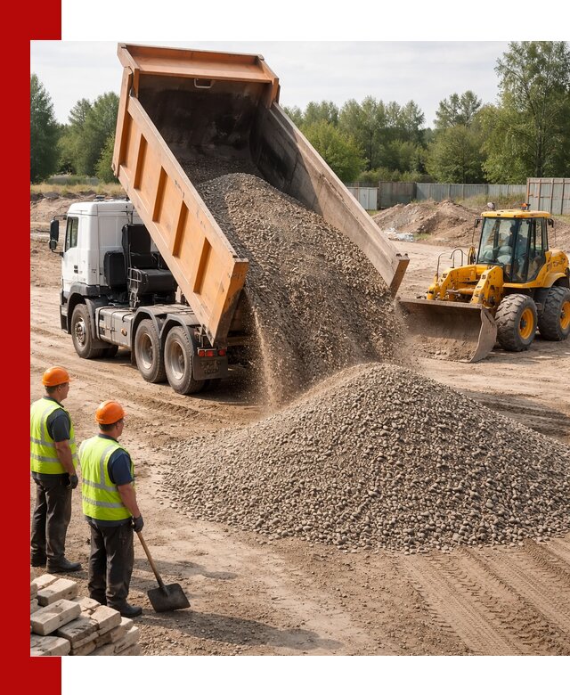 Доставка щебёночно-песчаной смеси ЩПС С7 в Орске