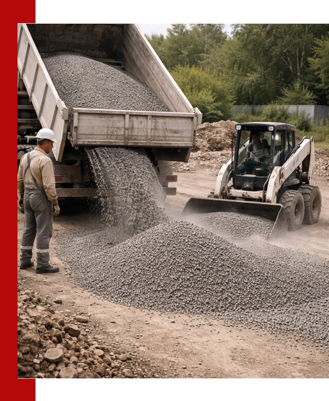 Доставка гравийного отсева 0-5 в Орске оптом и в розницу