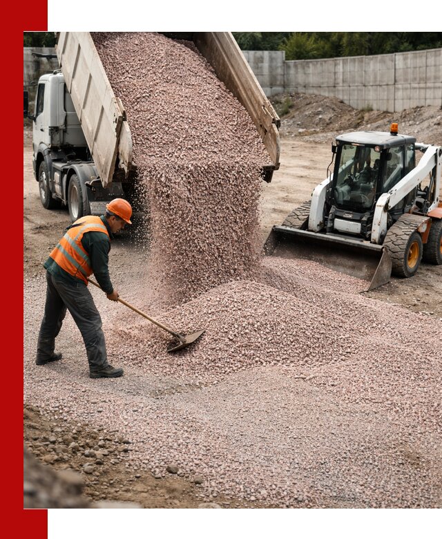 Крошка розовый гранит с доставкой в Орске от производителя