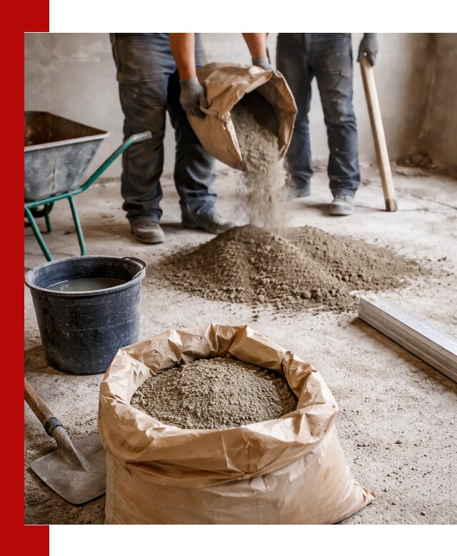 Доставка сухой смеси для стяжки в Орске