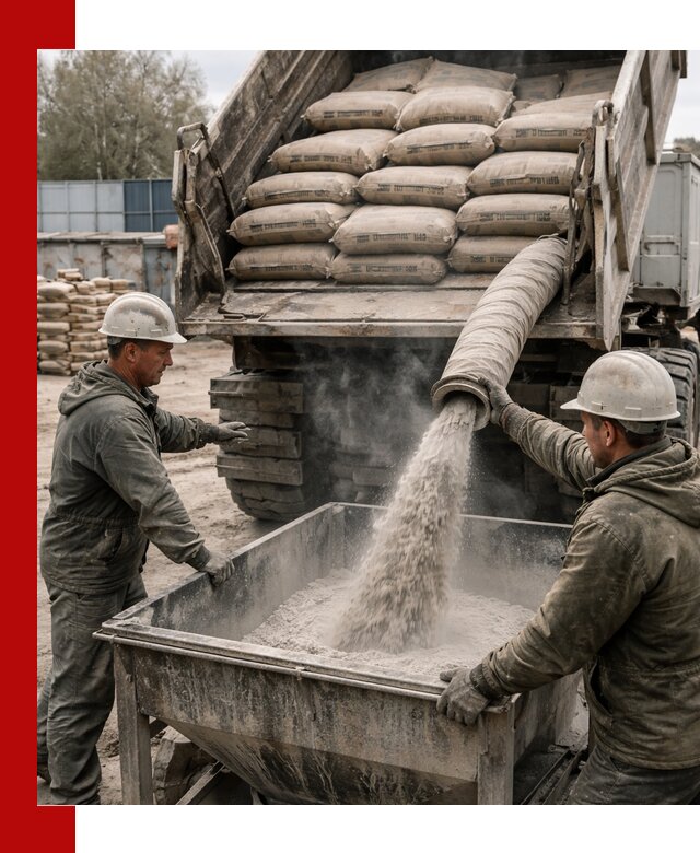 Доставка цемента М400 в Орске оптом и в розницу