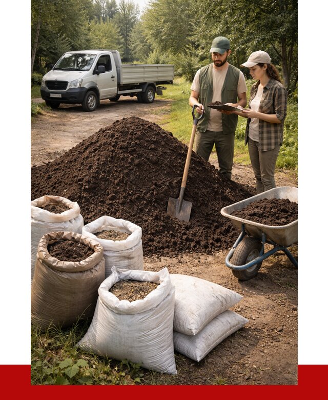 Купить грунт с доставкой в Орске от 4653 р. за м3 | ПРОНЕРУДРск