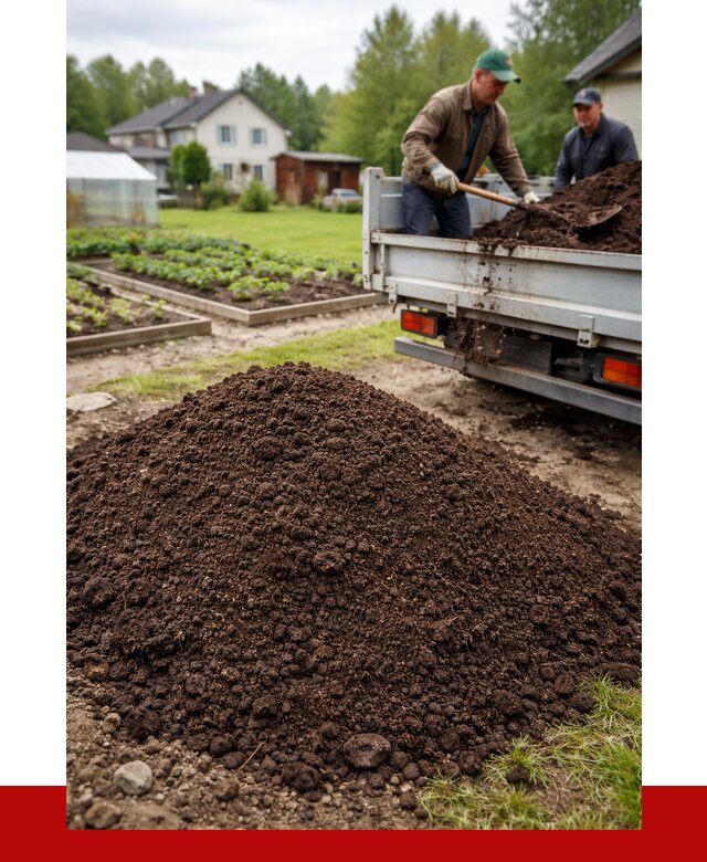 Плодородный грунт в Орске с доставкой от 4343 р. | ПРОНЕРУДРск