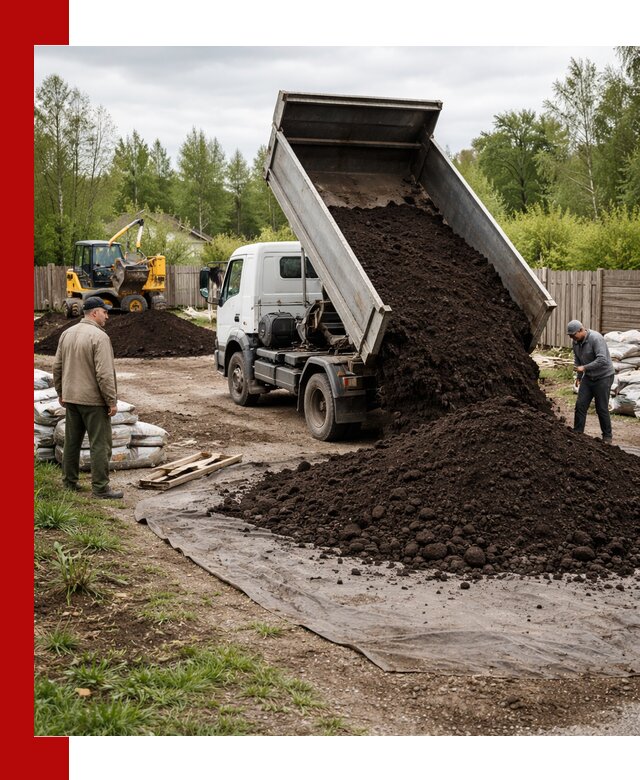 Доставка качественного почвогрунта в Орске оптом и в розницу