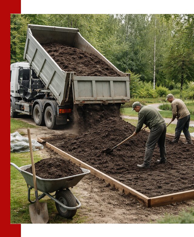 Доставка грунта для озеленения и благоустройства в Орске