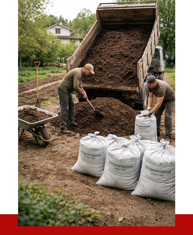 Плодородная смесь в Орске от 4343 р./куб с доставкой | ПРОНЕРУДРск