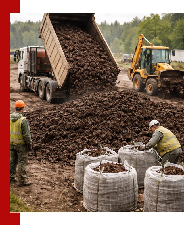 Доставка нейтрального торфа в Орске оптом и в розницу