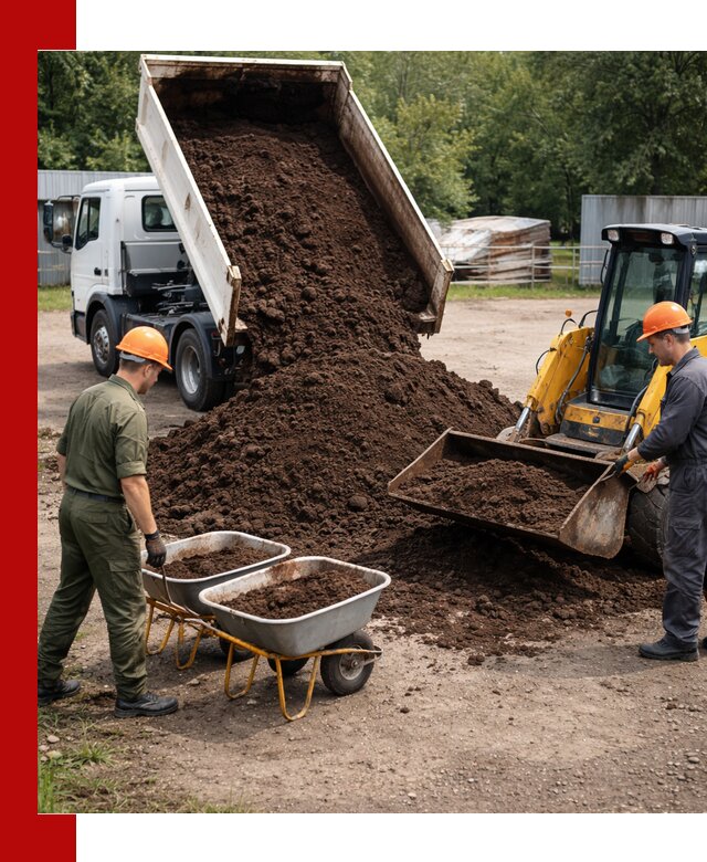 Доставка торфо-земляной смеси в Орске для огорода и ландшафта