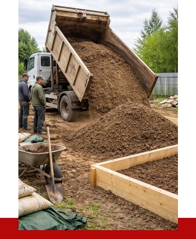 Торфо песчаная смесь в Орске с доставкой от 1913 р. | ПРОНЕРУДРск
