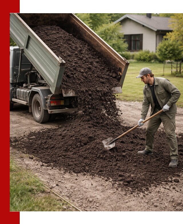 Чернозем для газона с доставкой в Орске быстро и качественно