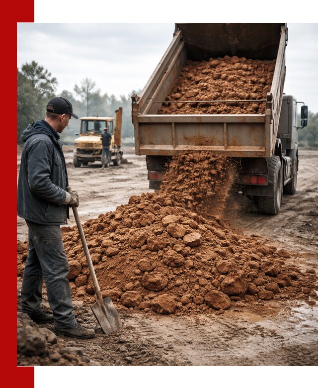 Глина для засыпки в Орске с доставкой самосвалами