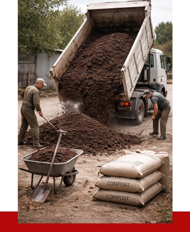 Купить компост в Орске от 4343 р. за куб с доставкой | ПРОНЕРУДРск