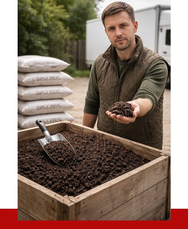 Купить биогумус в Орске с доставкой от 8789 р. за куб | ПРОНЕРУДРск