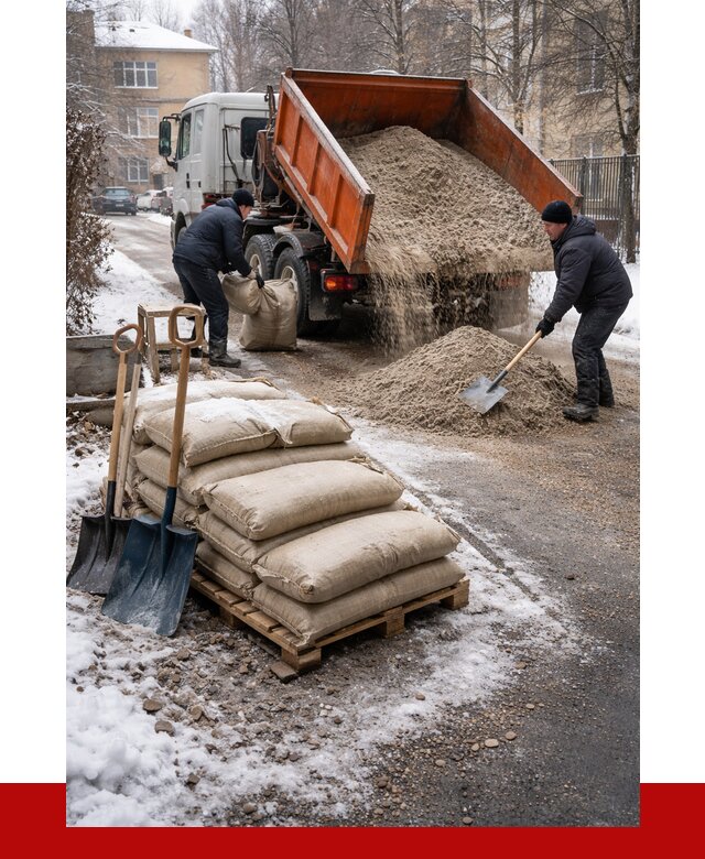 Противогололедные материалы оптом в Орске от 4343 р. | ПРОНЕРУДРск
