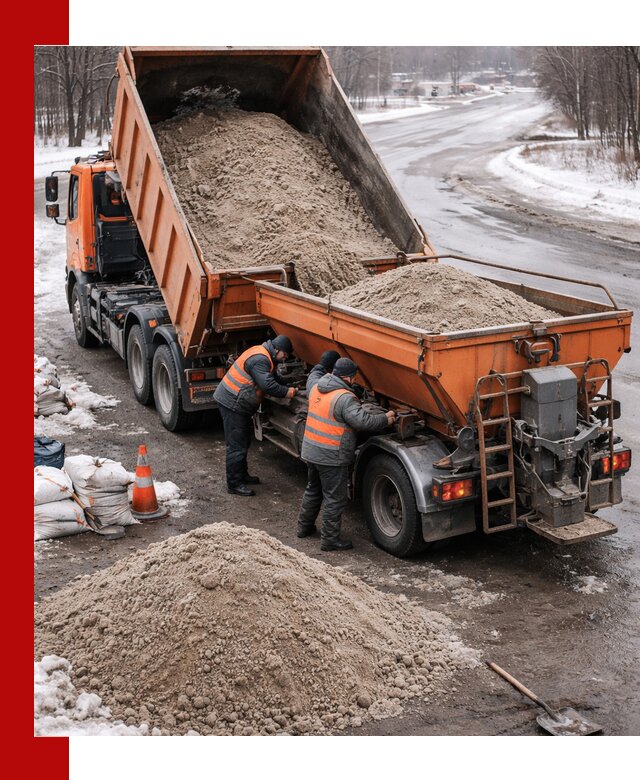 Поставка и вывоз пескосоля в Орске оптом и в розницу