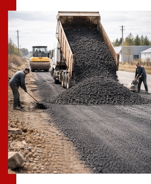 Асфальтовая крошка для дорог в Орске — поставка и доставка