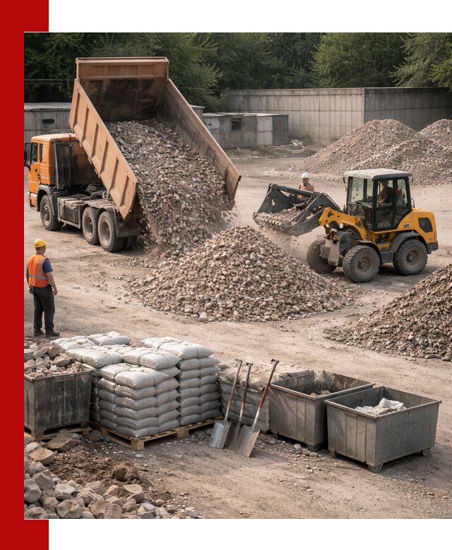 Вторичные материалы для отсыпки в Орске — поставка и доставка