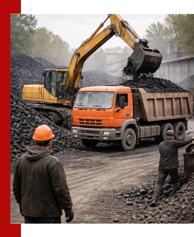 Доставка угля автотранспортом в Орске быстро и выгодно